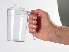 Mug polycarbonate 400ml with 2 Lids